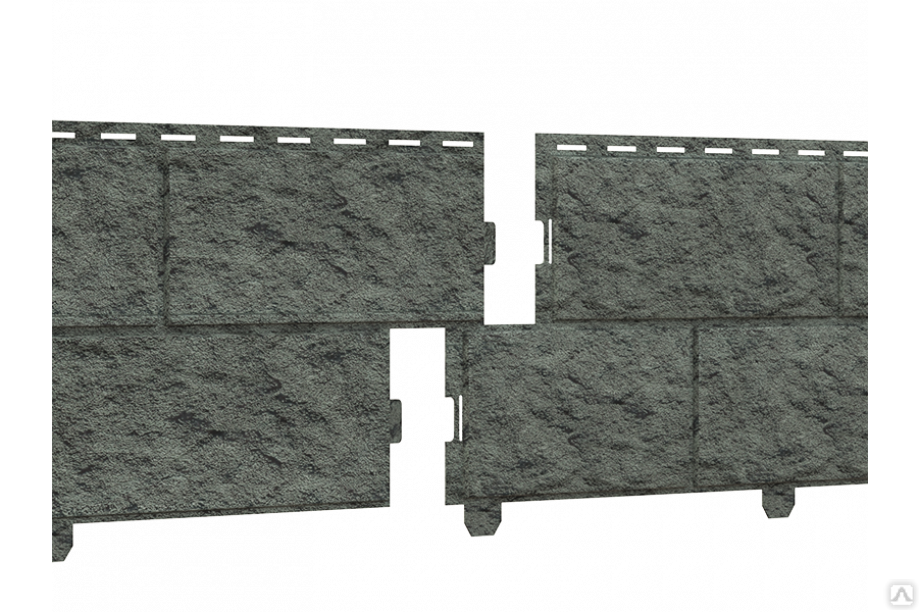 Сайдинг акриловый Стоун Хаус(двойной замок), камень изумрудный