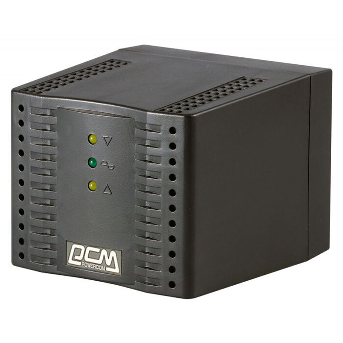 Стабилизатор напряжения PowerCom TCA-2000 Black, 2000VA Powercom