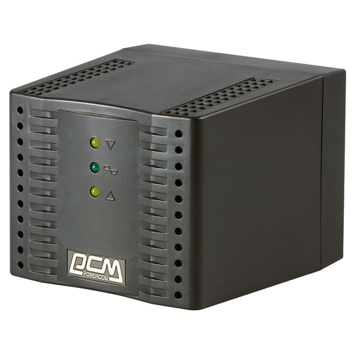 Стабилизатор напряжения PowerCom TCA-3000 Black, 3000VA Powercom