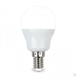 Лампа светодиодная LED OPTI шарик G45 E14 3000K 680 Лм 8.5 Вт 