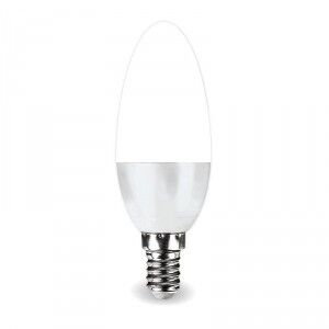 Лампа светодиодная LED OPTI свеча C37 E14 3000K 500 Лм 5.5 Вт