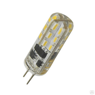 Лампа светодиодная LED OPTI силикон 12 В G4 4000K 160 Лм 2 Вт 