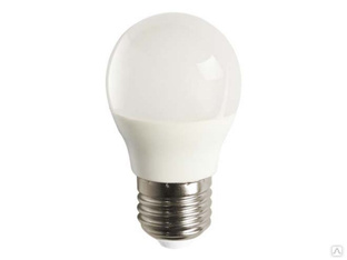 Лампа светодиодная LED OPTI шарик G45 E27 4000K 440 Лм 5.5 Вт 