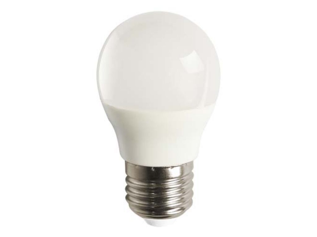 Лампа светодиодная LED OPTI шарик G45 E27 3000K 440 Лм 5.5 Вт