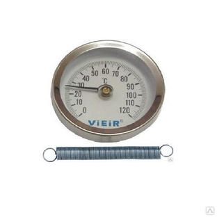 Термометр накладной с пружиной 120 С Vieir YL17 