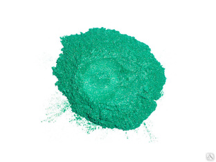 Пигмент для красок перламутровый Зеленый жемчуг 