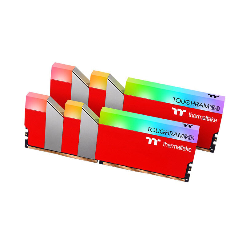RG25D408GX2-3600C18A, Комплект памяти Thermaltake TOUGHRAM RGB Red 16GB DIMM DDR4 3600MHz (2х8GB)