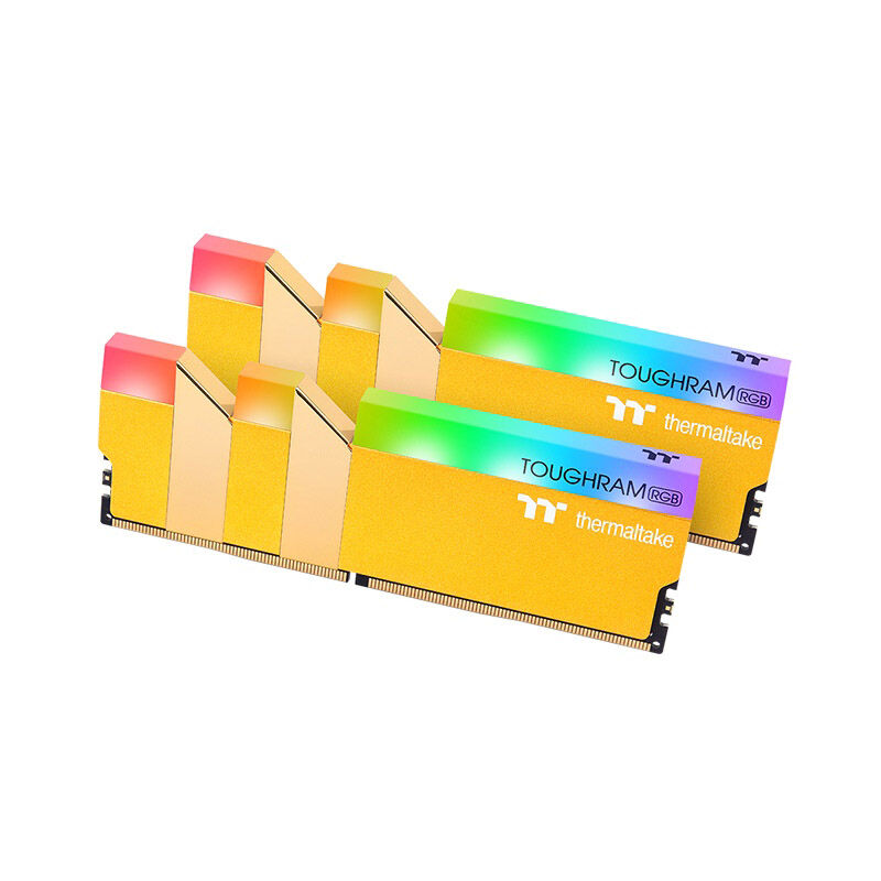 RG26D408GX2-3600C18A, Комплект памяти Thermaltake TOUGHRAM RGB Gold 16GB DIMM DDR4 3600MHz (2х8GB)