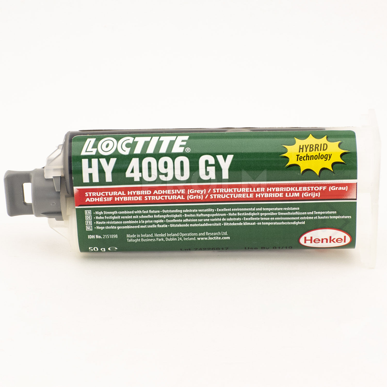 Клей LOCTITE HY 4090 GY универсальный прочный структурный общего назначения  (дозатор и пистолет), серый, цена в Челябинске от компании ТОРГОВЫЙ ДОМ  ТЕМП АВТО