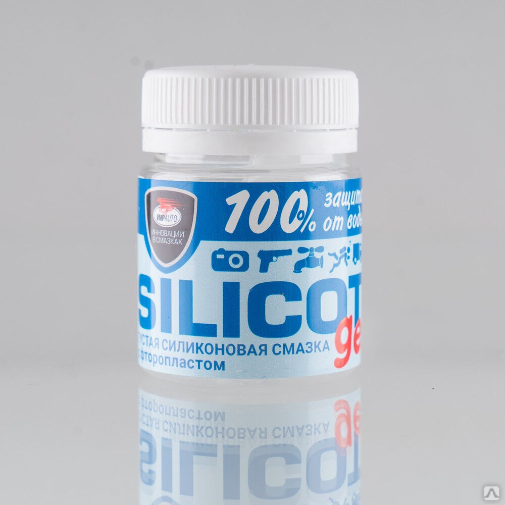 Смазка силиконовая SILICOT Gel 40 г банка 2204, цена в Челябинске от  компании ТОРГОВЫЙ ДОМ ТЕМП АВТО