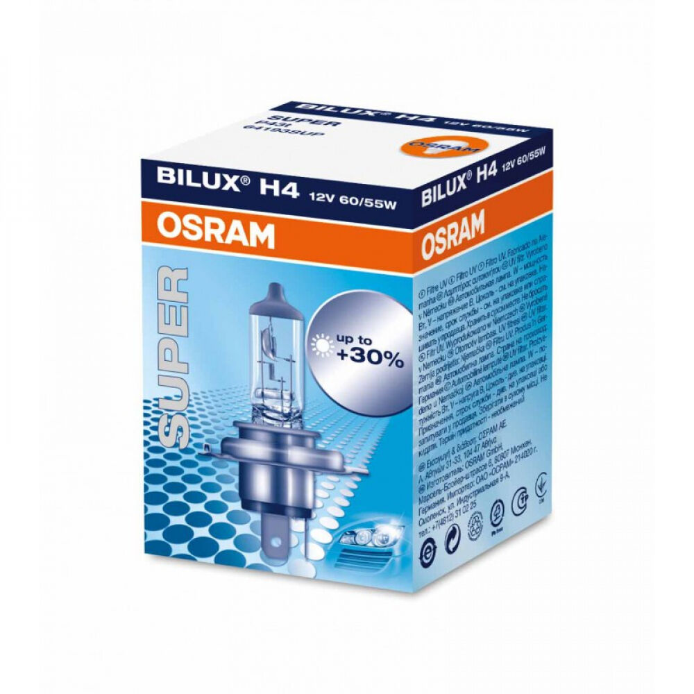 Лампа фары галогеновая Н4 OSRAM (Германия) 12В-60/55 64193, цена в  Челябинске от компании ТОРГОВЫЙ ДОМ ТЕМП АВТО