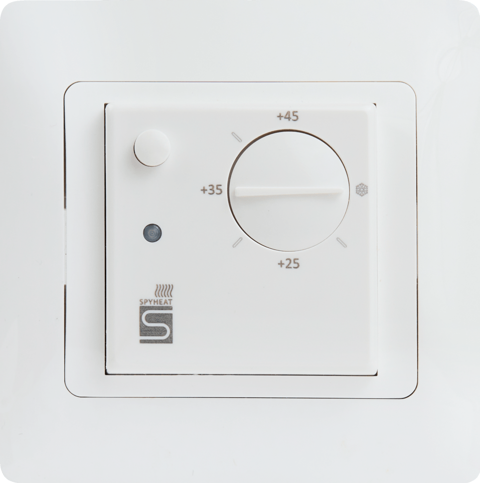 Электронный термостат ETL-308G с адаптерами (Белый) SPYHEAT