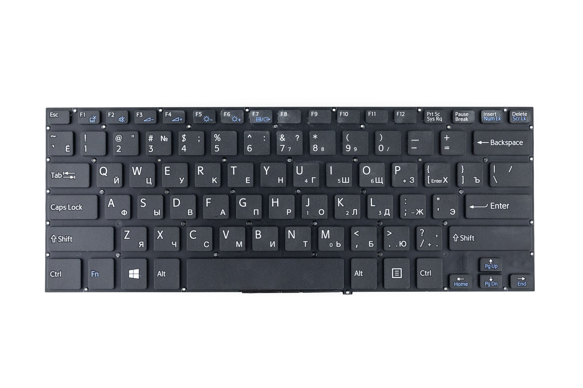 Клавиатура для ноутбука Sony SVF14 FIT14 черная p/n: 149267131, 9Z.NABBQ.30R, 149237061RU