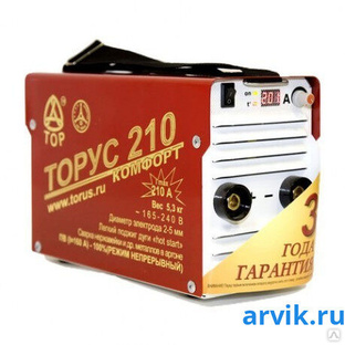 Сварочный инвертор ТОРУС-210 КОМФОРТ (+провода) #1