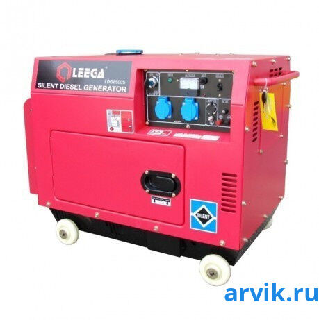 Дизельный генератор Leega LDG 6500S-3