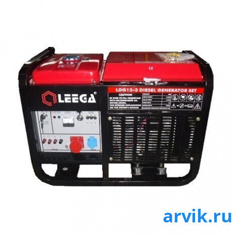 Дизельный генератор Leega LDG12-3 с автозапуском