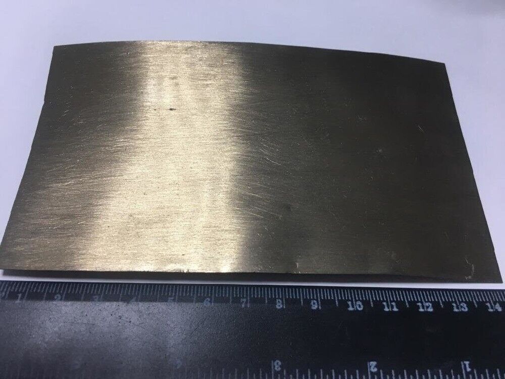 Иттербий металлический пластина толщина 0,45 мм
