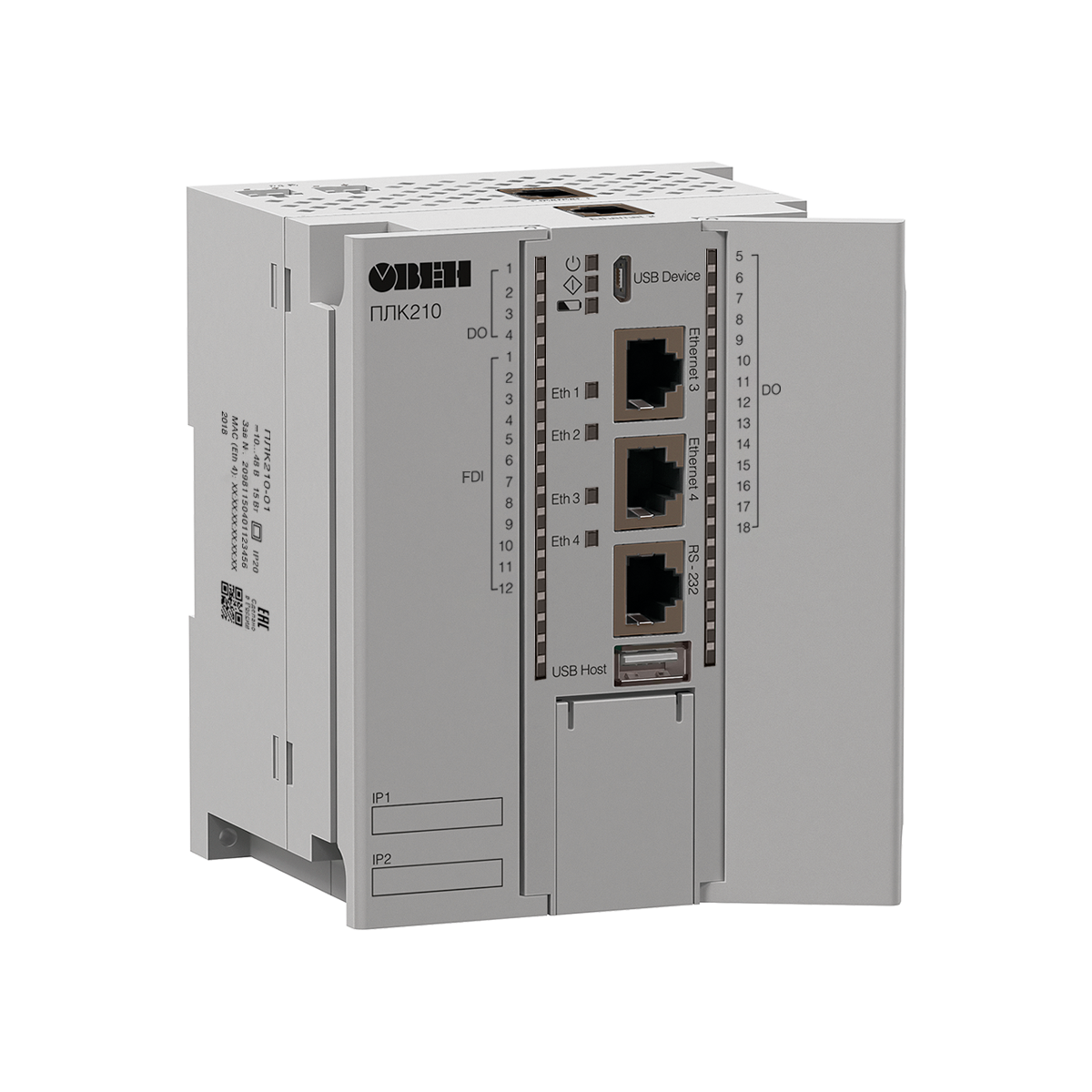 ПЛК210-11-CS высокопроизводительный программируемый контроллер с расширенными сетевыми возможностями