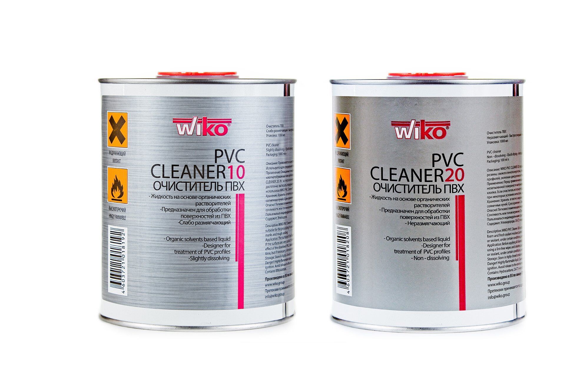 Очиститель WIKO 20, не размягчает, очистка, антистатик. 1000 мл