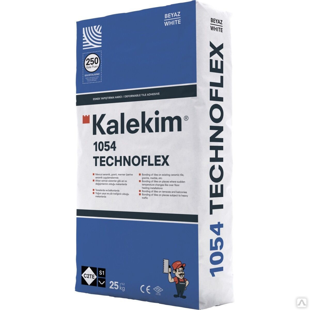 Высокоэластичный клей для плитки Kalekim Technoflex 1054 (25 кг), цена в  Симферополе от компании Ваш Дом