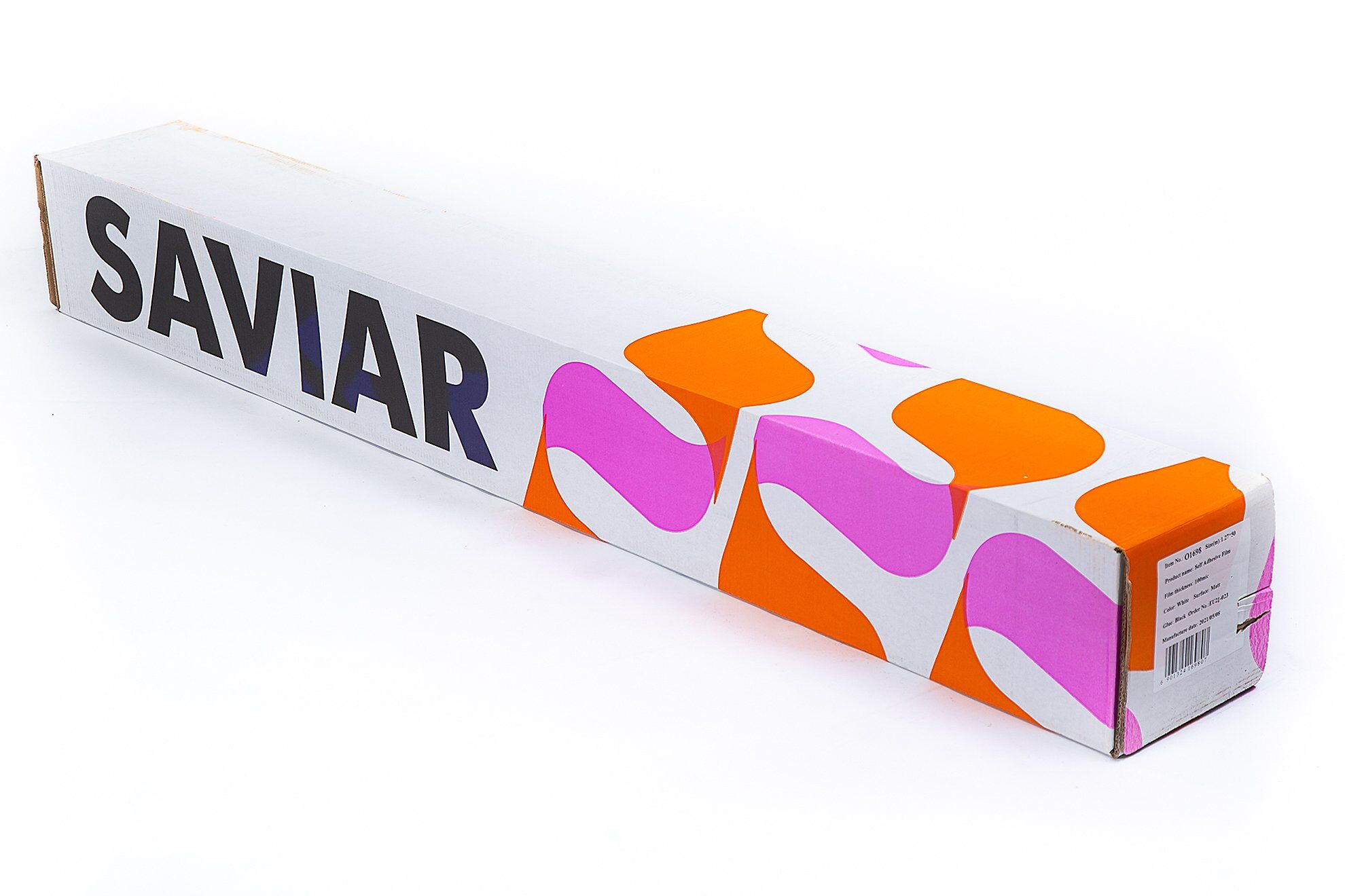 Плёнка для печати Saviar белая 100 мк 1,52*50 м, матовая (RG — легкосъемный клей)