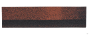 Гибкая черепица, коньково-карнизная, Красный оптима Технониколь&4К4Е21-1201RUS 42250 #1
