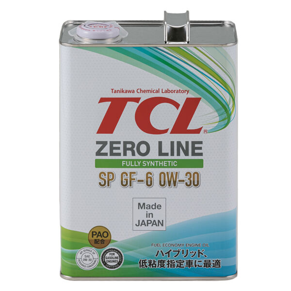 Масло моторное TCL Zero Line Fully Synthetic SP/GF-6 0W-30 (4 л)