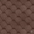 Гибкая черепица Технониколь Шинглас Кадриль агат уп/3 м2 коричневый #1