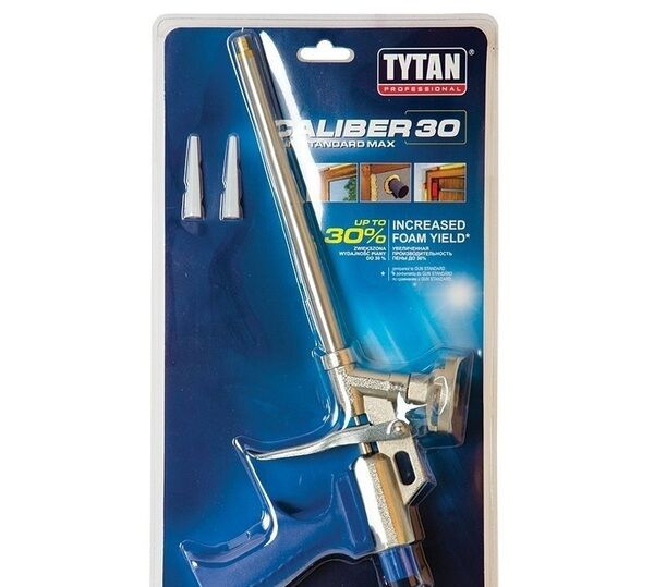 Пистолет для пены Сaliber 30 (блистер, с гравировкой) TYTAN Professional